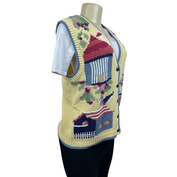 Orvis Women’s Yellow Knitted Vest Sz M - NWT - Picture 5 of 8